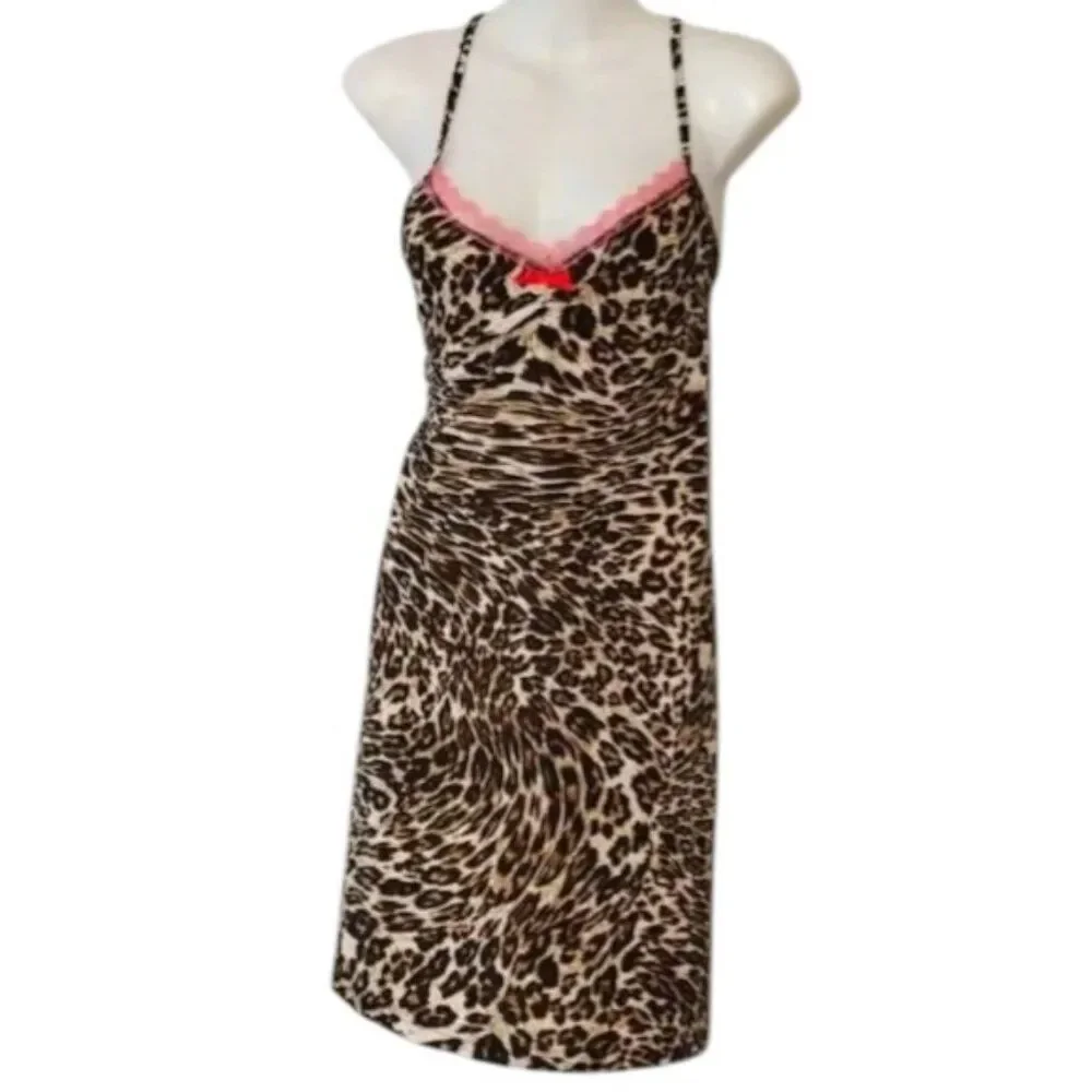 Just Love Sensual Animal Print Negligee Size Medium